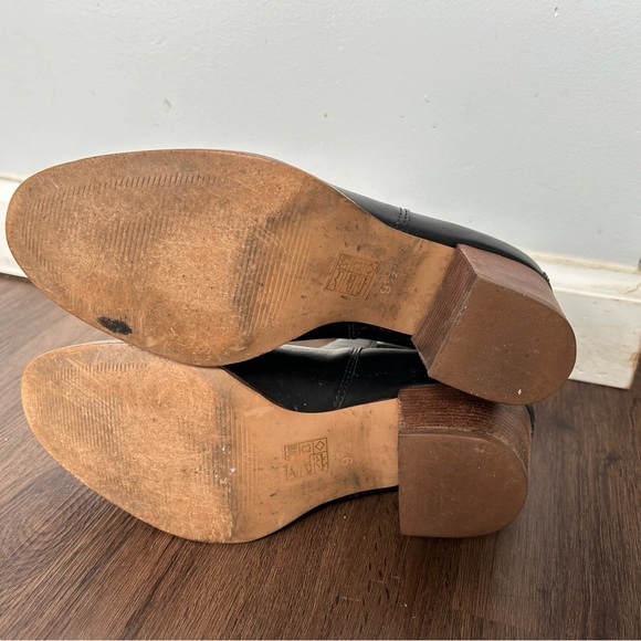 Madewell black ankle high heel boots size 9.5 - Picture 6 of 6